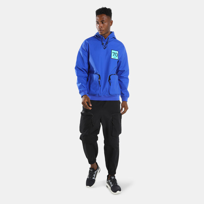 EA7 Emporio Armani Men's Train 7.0 Hoodie Blue EA7 Emporio Armani Men's Train 7.0 Hoodie Blue image number 2