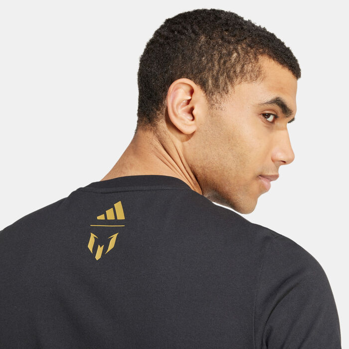 adidas Men's Messi Graphic T-Shirt Black adidas Men's Messi Graphic T-Shirt Black image number 4