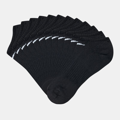 Nike Men's Everyday Cushioned Training No-Show Socks (6 Pairs) Black