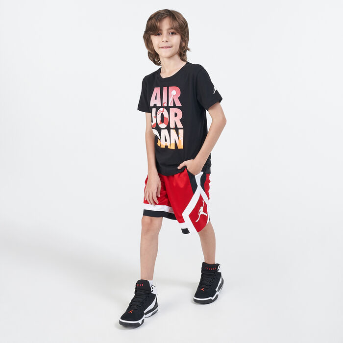 Jordan Kids' Dunk Fade T-Shirt Black image number 2