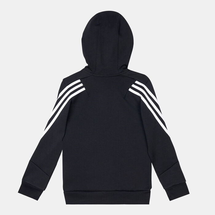adidas Kids' Future Icons 3-Stripes Full-Zip Jacket Black adidas Kids' Future Icons 3-Stripes Full-Zip Jacket Black image number 1