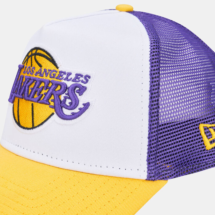 New Era Men's NBA Los Angeles Lakers Trucker Cap yellow image number 2