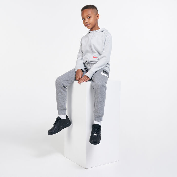 Nike Kids' Swoosh Fleece Jacket Grey Nike Kids' Swoosh Fleece Jacket Grey image number 2