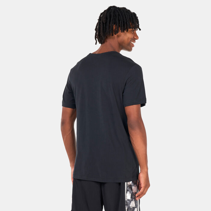 Nike Men's Dri-FIT Swoosh Basketball T-Shirt Black Nike Men's Dri-FIT Swoosh Basketball T-Shirt Black image number 1