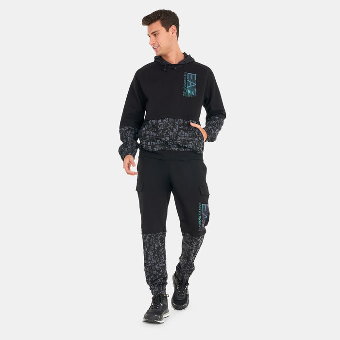 EA7 Emporio Armani Men's Train Visibility Cargo Joggers Black EA7 Emporio Armani Men's Train Visibility Cargo Joggers Black image number 2