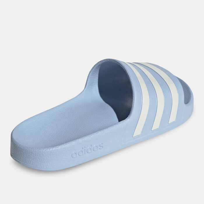 adidas Women's Adilette Aqua Slides Blue adidas Women's Adilette Aqua Slides Blue image number 2