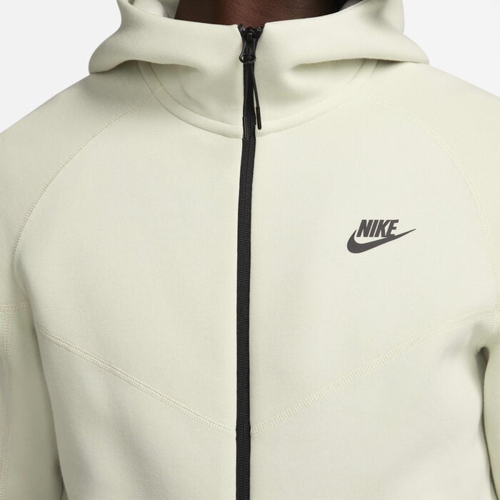 Nike Men's Sportswear Tech Fleece Windrunner Full-Zip Hoodie Ivory Nike Men's Sportswear Tech Fleece Windrunner Full-Zip Hoodie Ivory image number 4