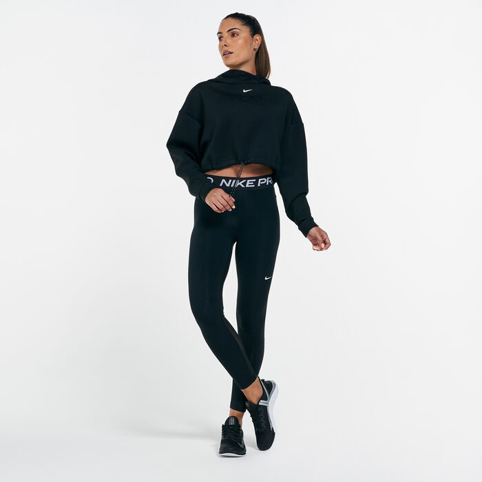 Nike Women's Pro Innovation Hoodie Black image number 2