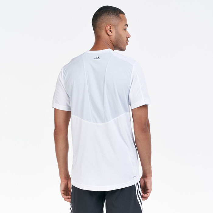 adidas Men's Designed 2 Move Activated Tech AEROREADY T-Shirt White image number 1