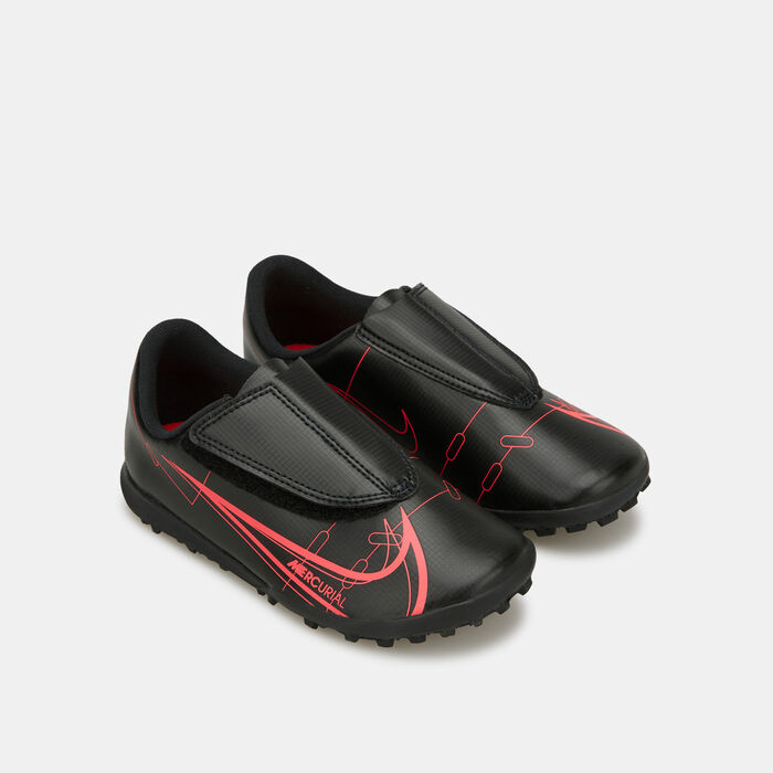 Nike Kids’ Mercurial Vapor 14 Club Turf Ground Football Shoe Black Nike Kids’ Mercurial Vapor 14 Club Turf Ground Football Shoe Black image number 1