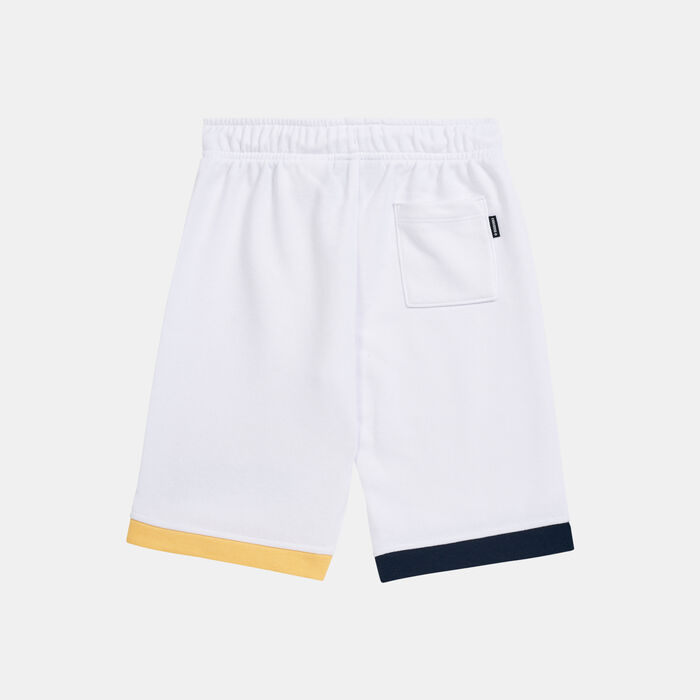 Converse Kids' Asymmetrical Shorts White Converse Kids' Asymmetrical Shorts White image number 1