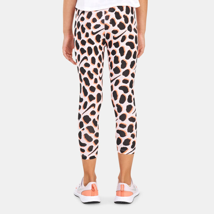 Nike Kids' Wildflower Shirred Leggings Pink Nike Kids' Wildflower Shirred Leggings Pink image number 1