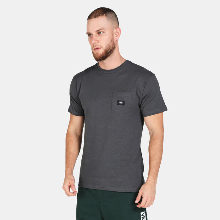 Vans Men's Woven Patch Pocket T-Shirt Black image number 0