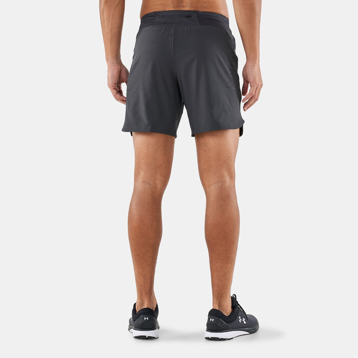 Under Armour Men's UA Speedpocket 7-Inch Shorts Grey Under Armour Men's UA Speedpocket 7-Inch Shorts Grey image number 1