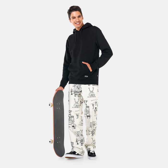 Vans Men's Caballero Dragon Patch Hoodie Black Vans Men's Caballero Dragon Patch Hoodie Black image number 2