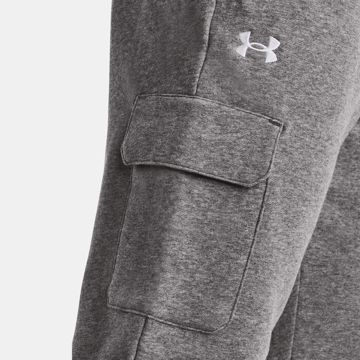 Under Armour Men's Rival Fleece Cargo Sweatpants Grey image number 3