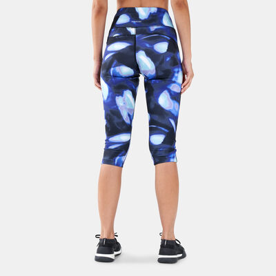 adidas Women's FeelBrilliant AEROREADY You for You 3/4 Printed Leggings Black adidas Women's FeelBrilliant AEROREADY You for You 3/4 Printed Leggings Black