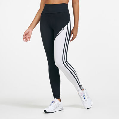 adidas Originals Women's Adicolor Sliced Trefoil Leggings Black