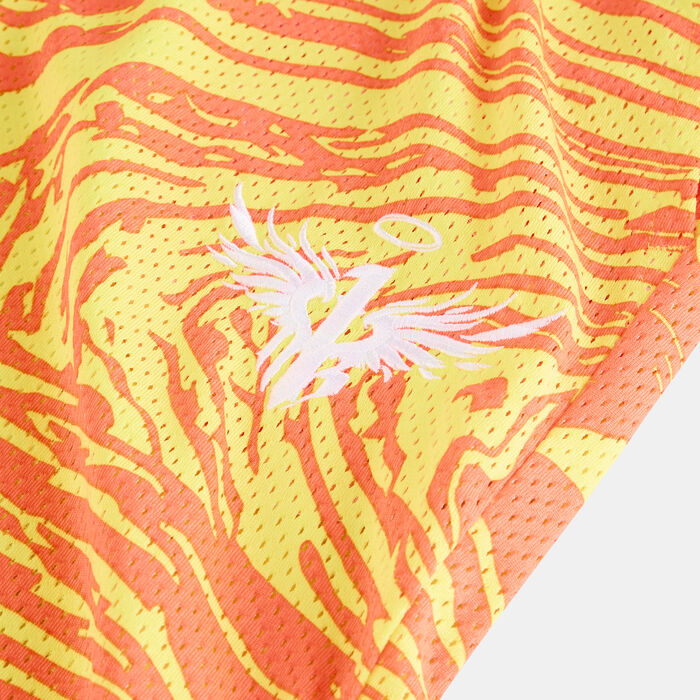 PUMA Men's Melo Spark Basektball Shorts yellow PUMA Men's Melo Spark Basektball Shorts yellow image number 3