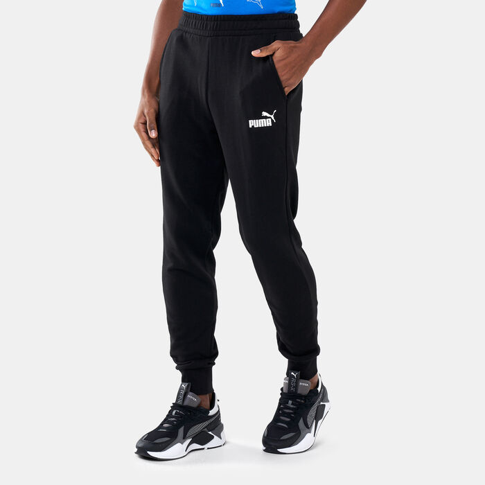 PUMA Men's Essentials Logo Sweatpants Black PUMA Men's Essentials Logo Sweatpants Black image number 0