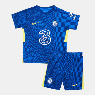 Nike Kids' Chelsea F.C. Dri-FIT Home Kit - 2020/21 Blue Nike Kids' Chelsea F.C. Dri-FIT Home Kit - 2020/21 Blue