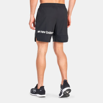 New Balance Men's Tenacity 7-Inch Woven Shorts Blue