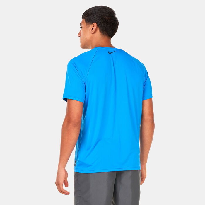 Nike Swim Men's Rashguard Blue Nike Swim Men's Rashguard Blue image number 1