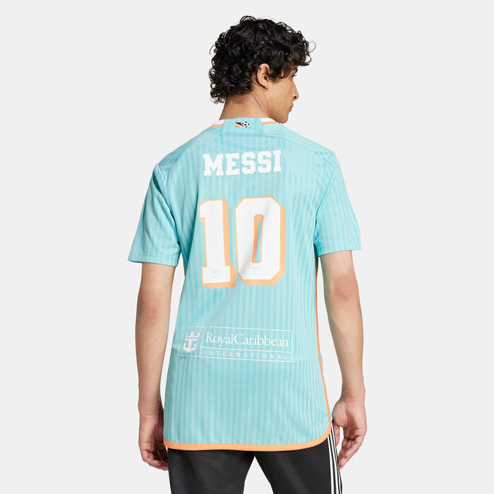adidas Men's Inter Miami 24/25 Lionel Messi Third Replica Football Jersey Green adidas Men's Inter Miami 24/25 Lionel Messi Third Replica Football Jersey Green image number 1