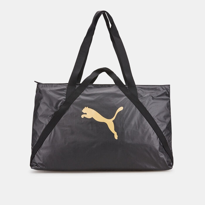 PUMA Women's AT Essentials Shopper Moto Tote Bag Mettalic PUMA Women's AT Essentials Shopper Moto Tote Bag Mettalic image number 0