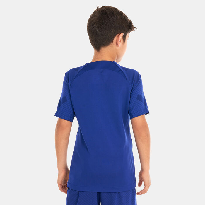 Nike Kids' FC Barcelona Dri-FIT Strike T-Shirt Blue Nike Kids' FC Barcelona Dri-FIT Strike T-Shirt Blue image number 1