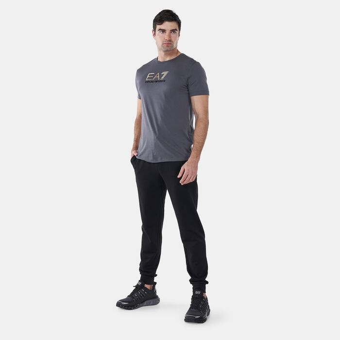 EA7 Emporio Armani Men's Train Gold Label T-Shirt Grey EA7 Emporio Armani Men's Train Gold Label T-Shirt Grey image number 2