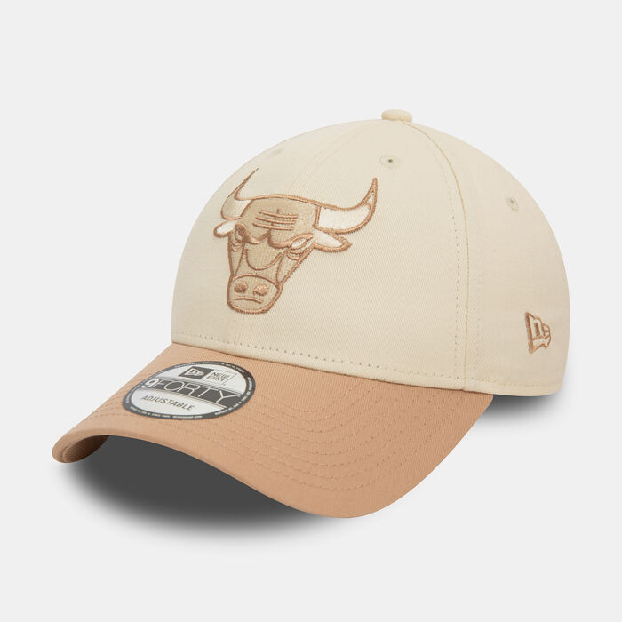 New Era Men's NBA Chicago Bulls Colourblock 9FORTY Cap Beige New Era Men's NBA Chicago Bulls Colourblock 9FORTY Cap Beige image number 2
