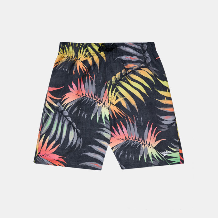 Speedo Kids' Printed 15-Inch Water Swimming Shorts Multi Speedo Kids' Printed 15-Inch Water Swimming Shorts Multi image number 0