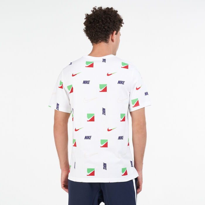 Nike Men's Sportswear Brandriff T-Shirt Grey Nike Men's Sportswear Brandriff T-Shirt Grey image number 1