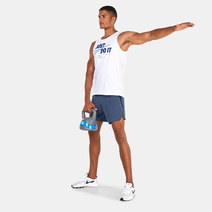 Nike Men's Dri-FIT Tank Top White image number 2