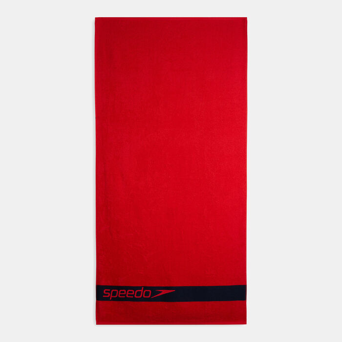 Speedo Border Towel Red image number 0