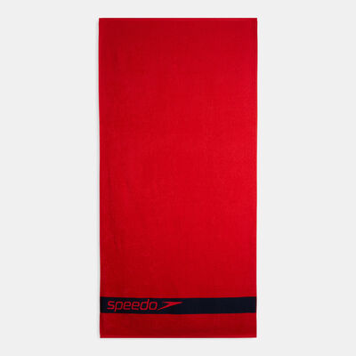 Speedo Border Towel Red Speedo Border Towel Red