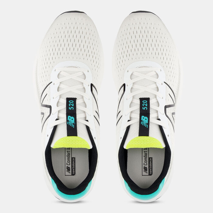 New Balance Men's 520v8 Running Shoes White New Balance Men's 520v8 Running Shoes White image number 4
