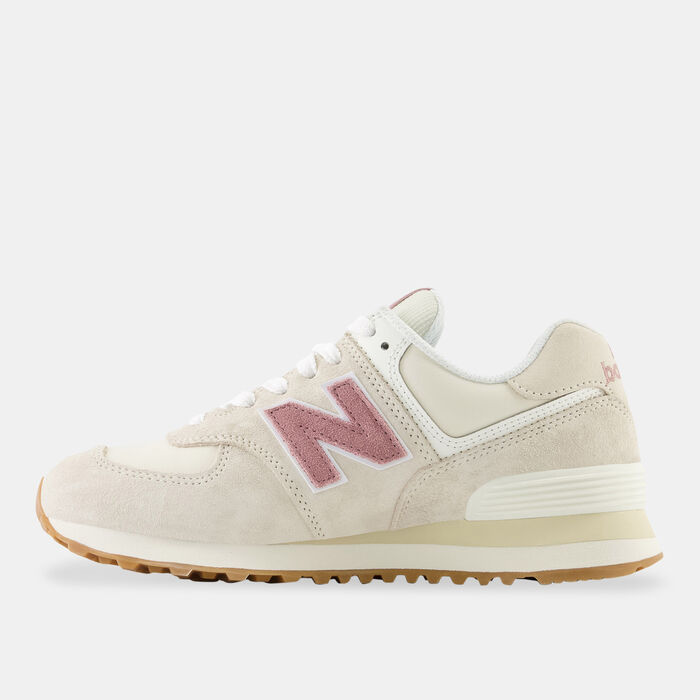New Balance Women's 574 Shoes Beige image number 5