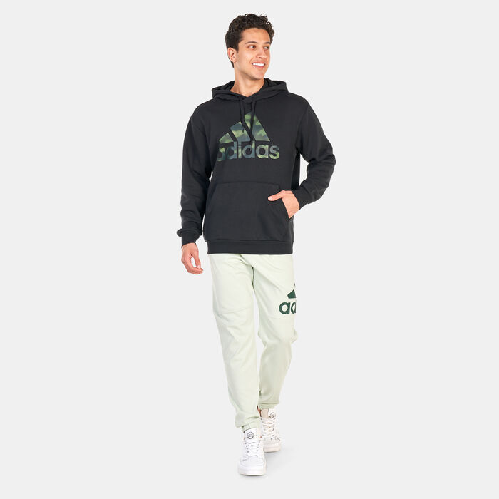 adidas Men's Essentials Camo Pullover Hoodie Multi adidas Men's Essentials Camo Pullover Hoodie Multi image number 2