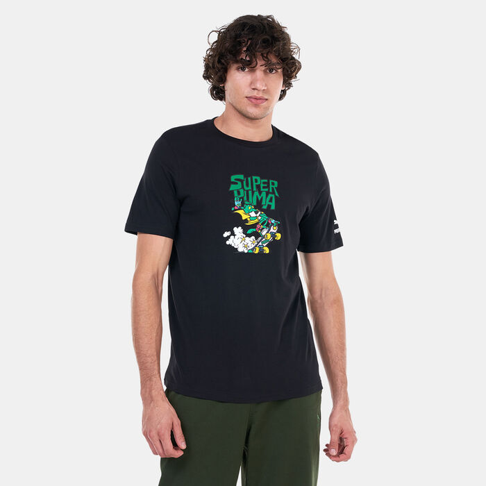 PUMA Men's Classics Graphic T-Shirt Black PUMA Men's Classics Graphic T-Shirt Black image number 0