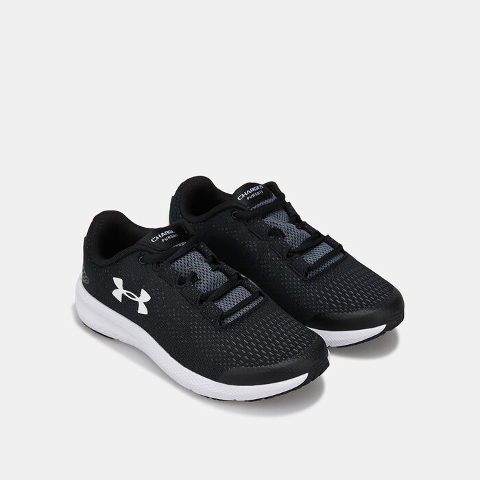 Under Armour Kids' Charged Pursuit 2 Shoe (Older Kids) Black Under Armour Kids' Charged Pursuit 2 Shoe (Older Kids) Black image number 1