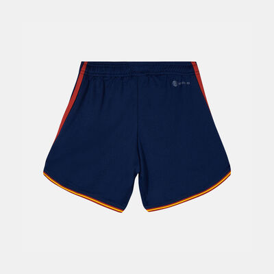 adidas Kids' Spain Stadium Home Shorts - 2022/23 Blue