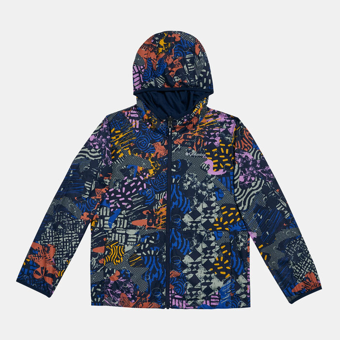 Columbia Kids' Pixel Grabber™ Reversible Jacket Blue Columbia Kids' Pixel Grabber™ Reversible Jacket Blue image number 0