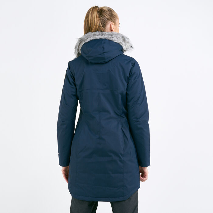 Columbia Women’s Suttle Mountain Long Insulated Jacket Blue Columbia Women’s Suttle Mountain Long Insulated Jacket Blue image number 1