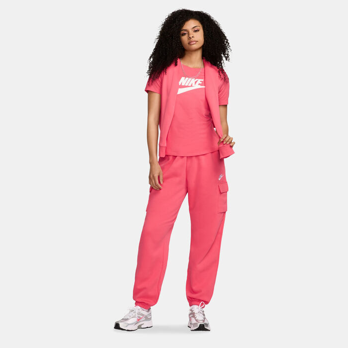 Nike Women's Sportswear Essentials Logo T-Shirt Pink Nike Women's Sportswear Essentials Logo T-Shirt Pink image number 2
