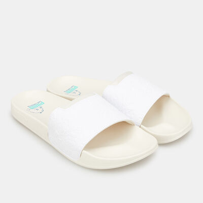 PUMA Men's x FINAL FANTASY XIV Leadcat 2.0 Slides White PUMA Men's x FINAL FANTASY XIV Leadcat 2.0 Slides White