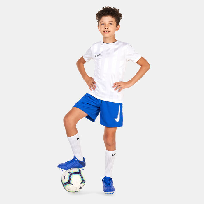 Nike Kids' Multi Dri-FIT Graphic Training Shorts Blue Nike Kids' Multi Dri-FIT Graphic Training Shorts Blue image number 2