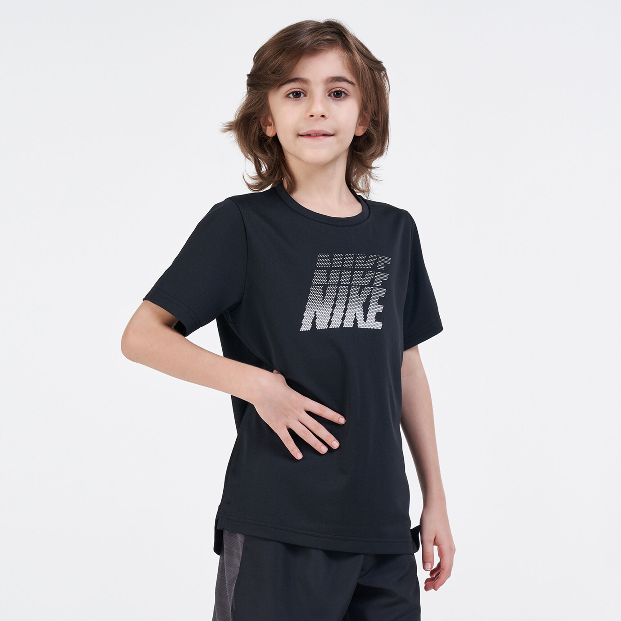 Kids Dri FIT Breathe T Shirt Black Nike in Qatar SSS