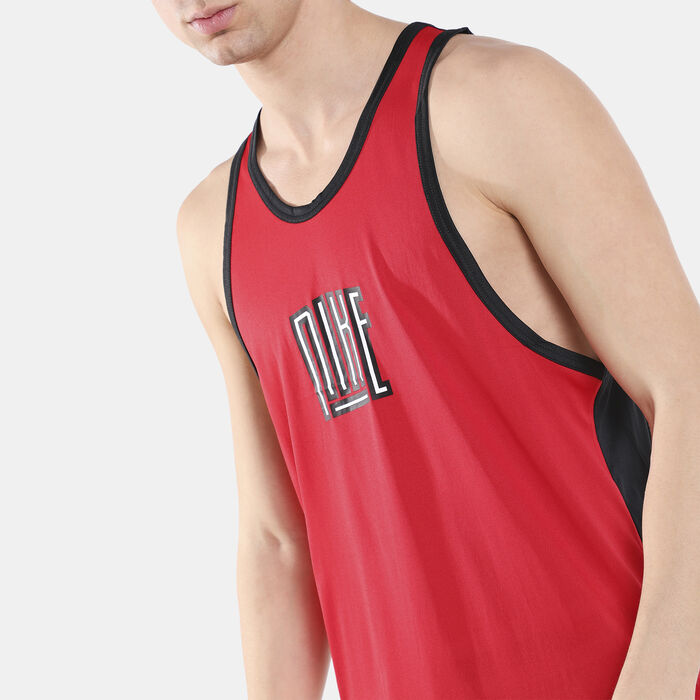 Nike Men's Dri-FIT Starting Five Jersey Red Nike Men's Dri-FIT Starting Five Jersey Red image number 3